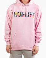 The Terry / Pink Hoodie / Tropical Huglife